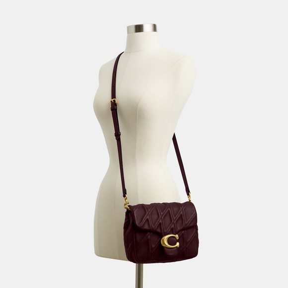 Coach Times Square Tabby Shoulder Bag With Quilting - Picture 9 of 10